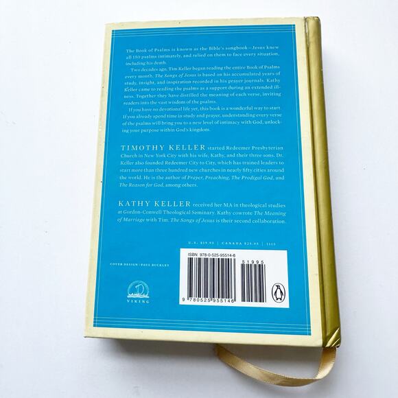 The Songs of Jesus: A Year of Daily Devotions in the Psalms Hardcover Devotional - Picture 3 of 3